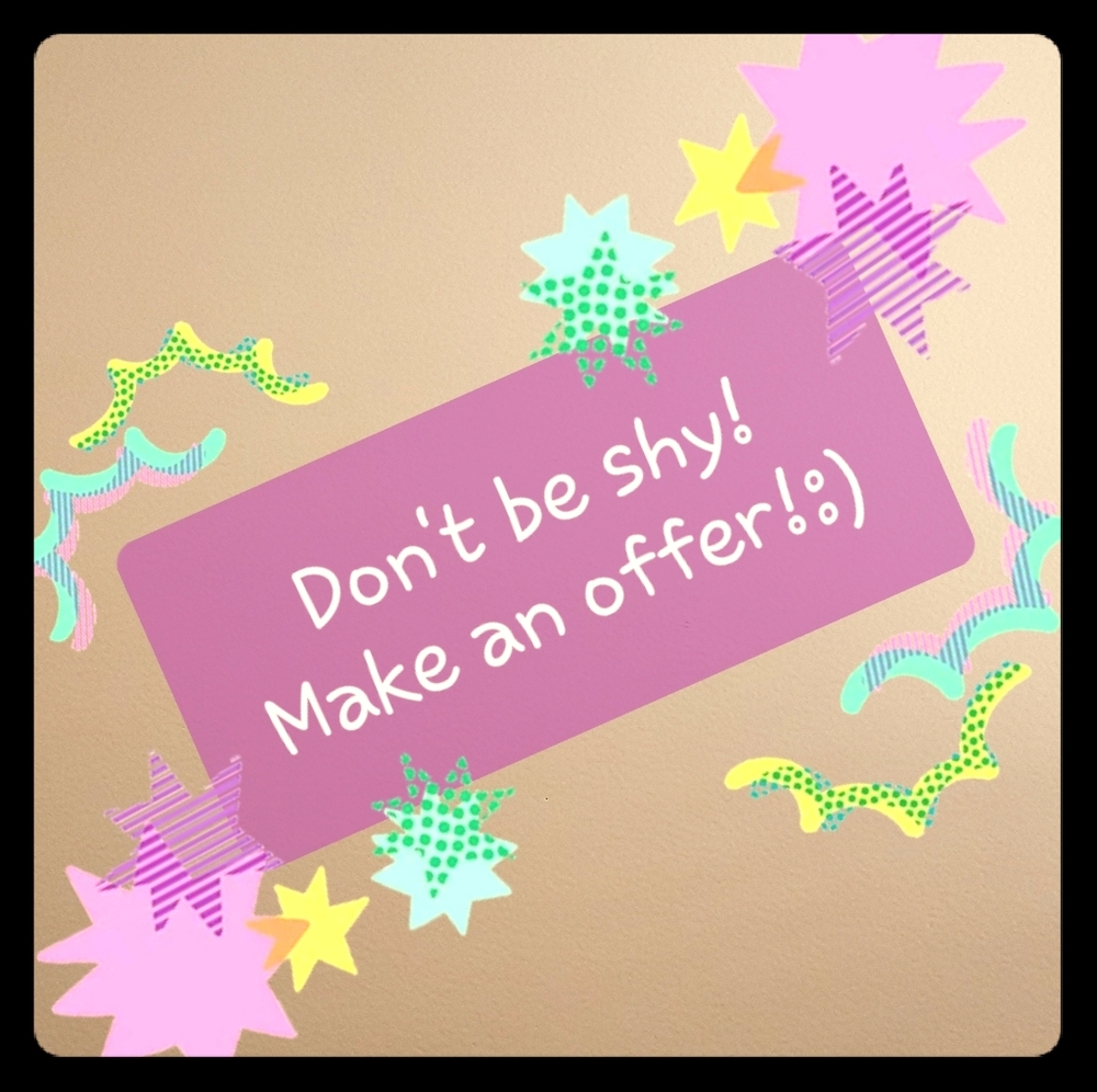 Always open to fair offers!🛍